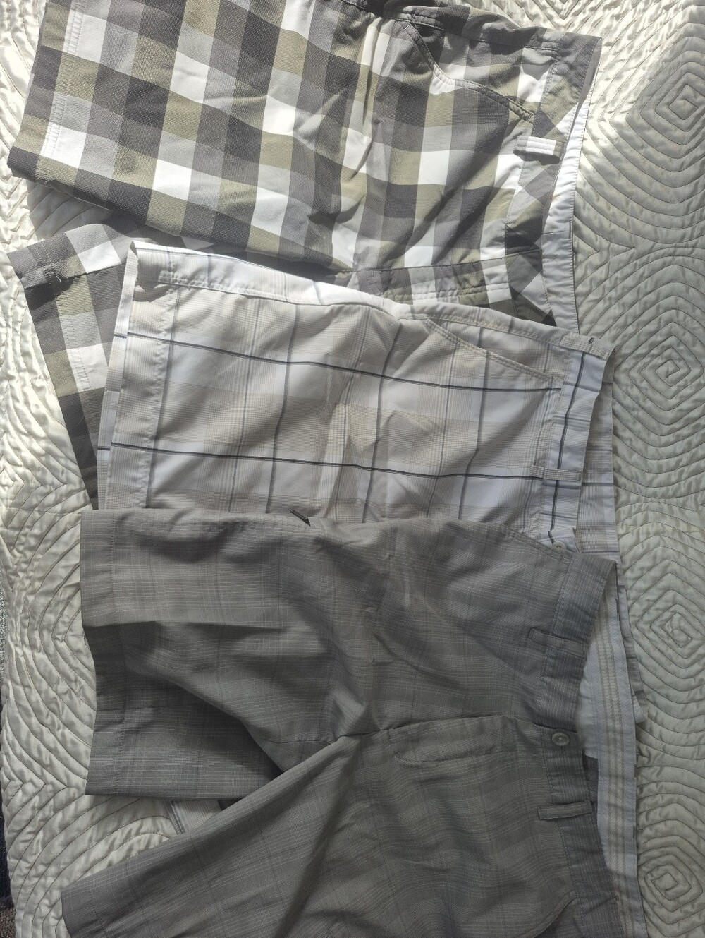 3 Pairs of Men's Golf Shorts (Puma, Greg Norman & Champion Tour) - Size 34